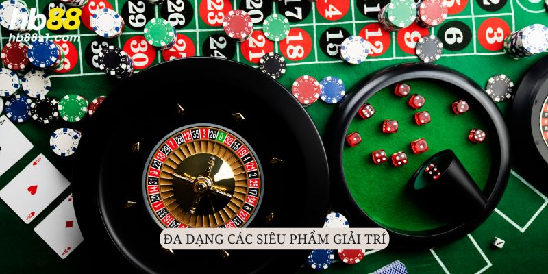 Đa dạng các siêu phẩm Casino HB88 để hội viên trải nghiệm